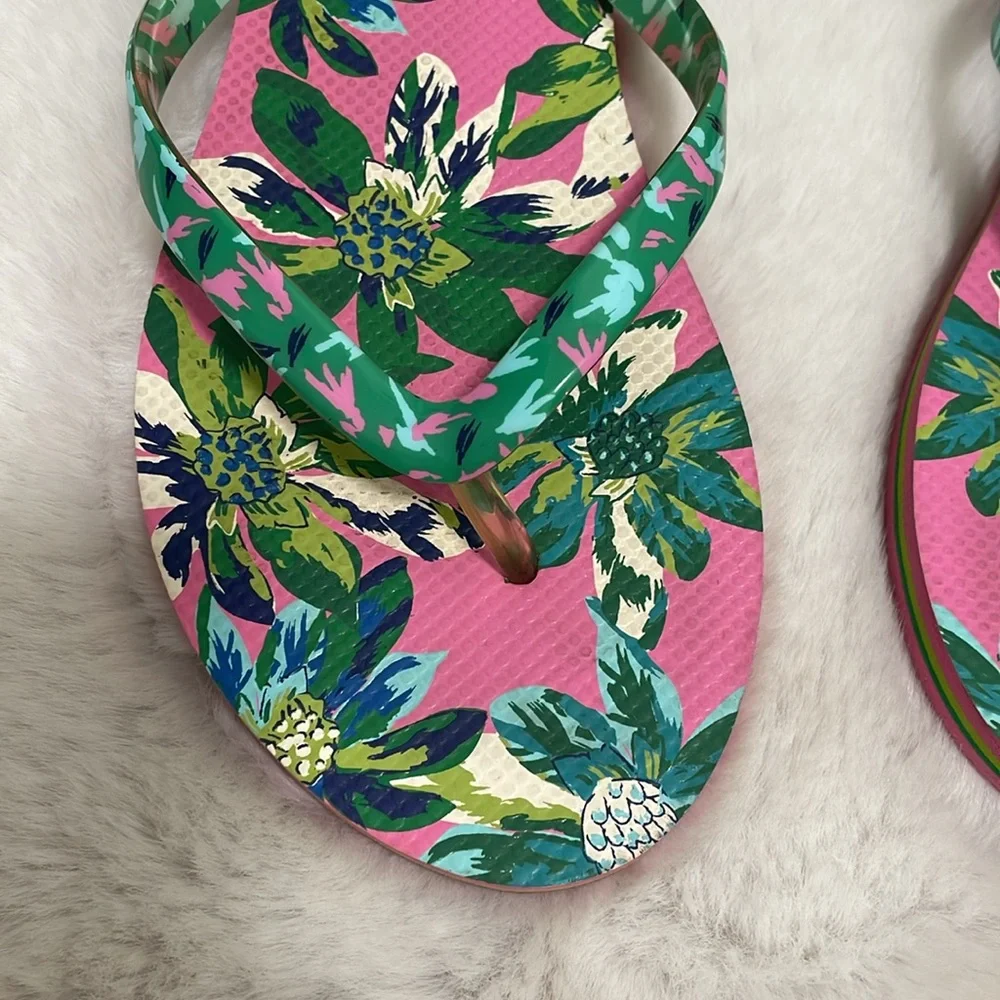 Vera Bradley Floral Flip Flops